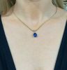 Vintage Tanzanite and Diamond Pendant