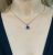Vintage Tanzanite and Diamond Pendant