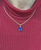Vintage Tanzanite and Diamond Pendant