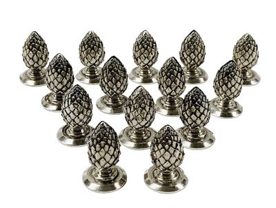 Vintage Tiffany & Co. Sterling Silver Artichoke Place Card Holders 