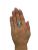 Vintage Turquoise Solitaire Ring