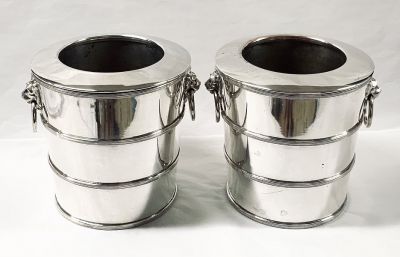 Waterhouse, Hatfield & Co. Sheffield Plate Wine Coolers, circa 1836-47