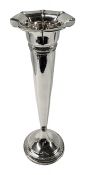 Webster. Co. Sterling Silver Trumpet Vase 