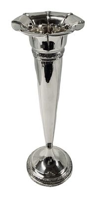 Webster. Co. Sterling Silver Trumpet Vase 
