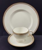 Wedgwood Gold Ulander Dinner Service for 12