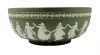 Wedgwood Green Jasperware Dancing Hours Bowl
