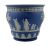 Wedgwood Jasperware Cachepot / Jardiniere In Blue