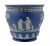 Wedgwood Jasperware Cachepot / Jardiniere In Blue