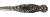 Whiting Sterling Silver Asparagus Server, Heraldic Pattern