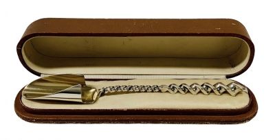 Whiting Sterling Silver Stilton Scoop, Made For G. Siefert Quebec City