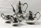 William IV Assembled Tea & Coffee Set, London 1834