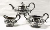 William IV Sterling Silver William Hunter II Tea Set Dated 1830/31