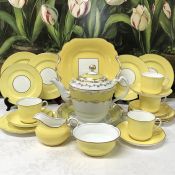 Yellow China Tea Set