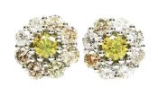 Diamond Cluster Earrings