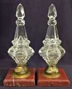 19th Century Cut Glass Objet D’art Paperweights