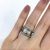 Vintage Diamond X 18kt Ring