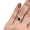 Vintage Sapphire and Diamond Ring