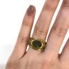 Ammolite Ring