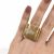 Brushed Gold Ring
