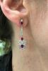 Ruby Drop Earrings