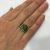 Vintage Emerald Cluster 18kt Ring
