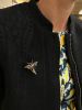 Antique Pearl Garnet and Diamond 18kt. Dragonfly Brooch