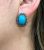 Vintage Style Turquoise and Diamond Earrings