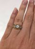 Vintage .70ct Diamond Engagement Ring in 14kt Yellow and White Gold