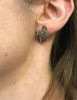 Diamond Leaf Earrings