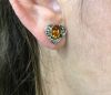 Citrine and Diamond Earrings