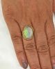 Vintage 5.21ct Opal Solitaire Ring in 9kt Yellow Gold