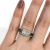 Modern 3 Diamond Ring