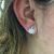 Aquamarine Cluster Earrings
