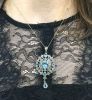 Vintage Aquamarine and Diamond Pendant