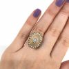Vintage Diamond and Pearl Ring