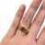 Modern Citrine and Diamond Ring