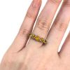 Vintage 1.66ct Yellow Sapphire Ring in 18kt Yellow Gold
