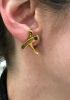 Tiffany & Co. Vintage Stylized 'X' Earrings in 18kt Yellow Gold