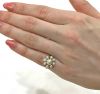 Vintage Pearl Cluster Ring