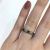 Mid-Century Green Garnet and Diamond Ring