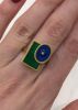 Square Enamel Ring