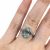 Modern Aquamarine and Diamond Ring