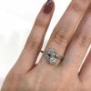Edwardian 1.06ct Diamond Toi et Moi Engagement Ring in Platinum