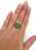 Vintage 9.02ct Jade Solitaire 14kt Ring