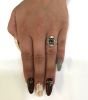 Vintage .27ct Sapphire and Diamond 18kt Ring