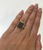 Lava Rock Ring in 22k Yellow Gold