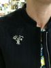 Diamond Floral Brooch