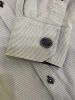 Russian Blue Enamel Diamond Ruby Double Eagle Cufflinks