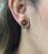 Vintage Ribbon Style Citrine Earrings