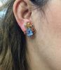 Retro Topaz Earrings